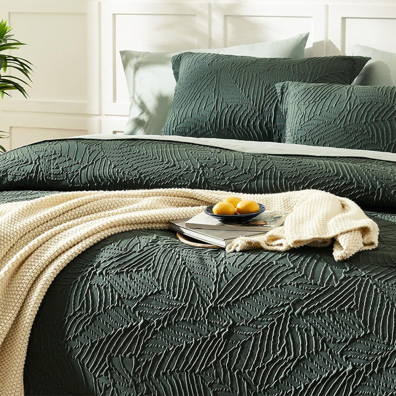 Hokku Designs Joeana Microfiber Comforter Set Wayfair